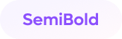 SemiBold Font Weight