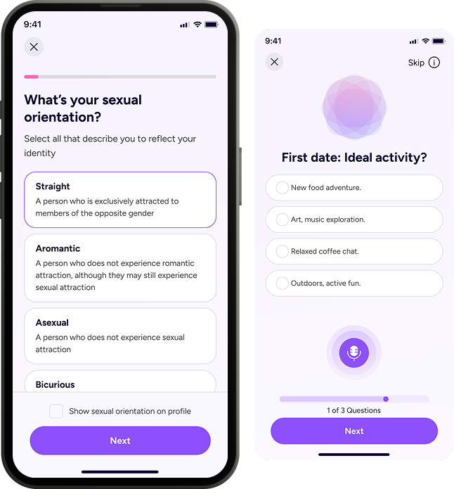 Login & Authentication Screens