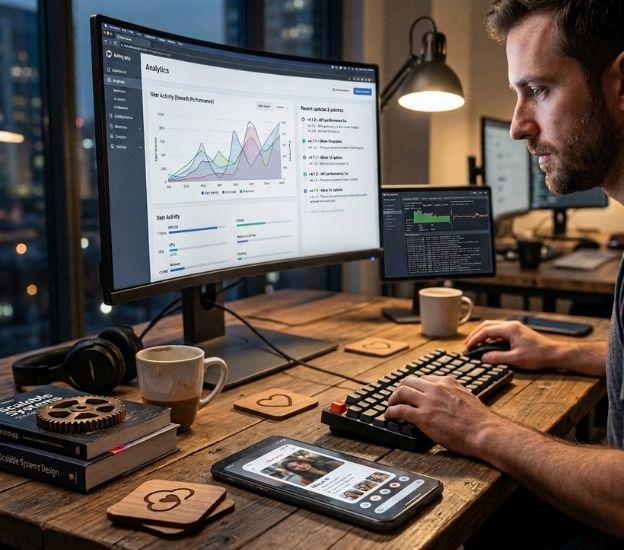 Custom dating app development