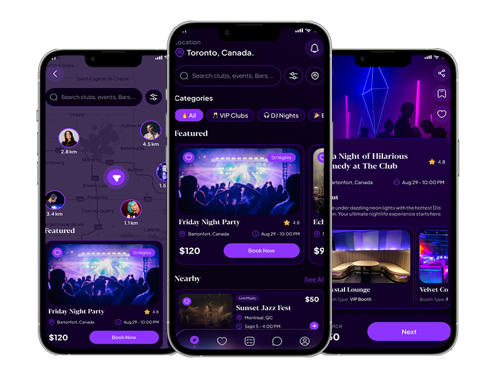 Club Sphere Premium Nightlife Booking Platform