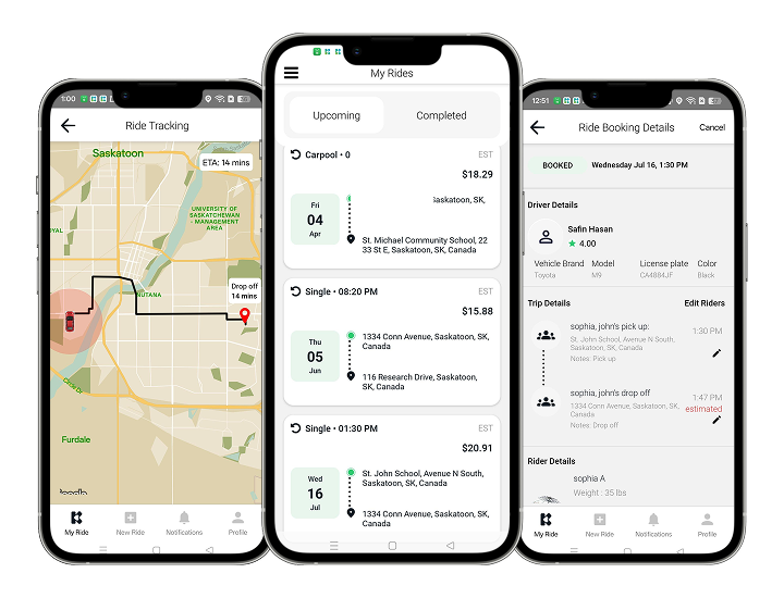 Smart Ride Sharing Solution