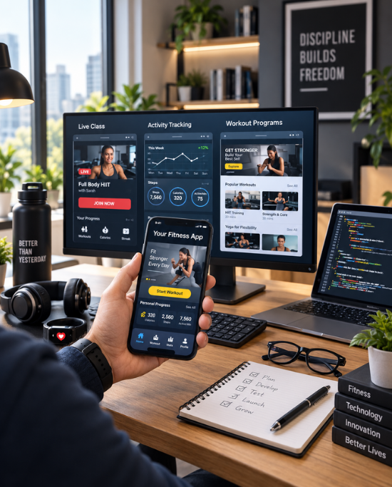 About Our Dedicated Fitness App Developers